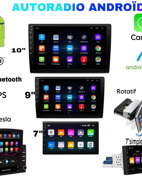 Produit Autoradios android 7//9/10 pouces Image